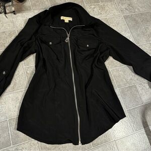 Michael Kors Zip Up Blouse